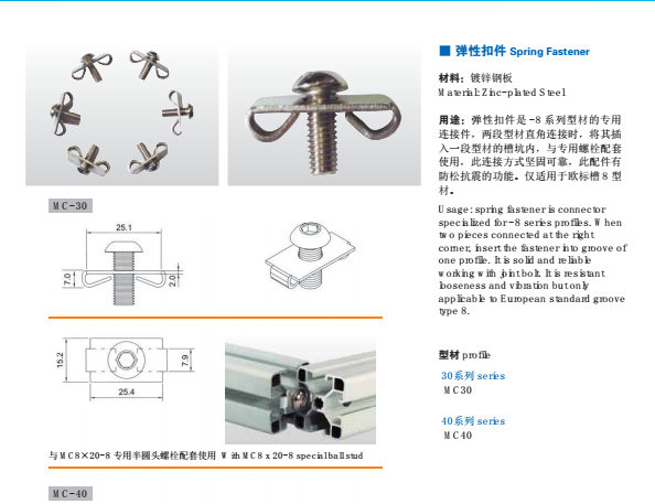 关于欧标型材的基础信息分解02