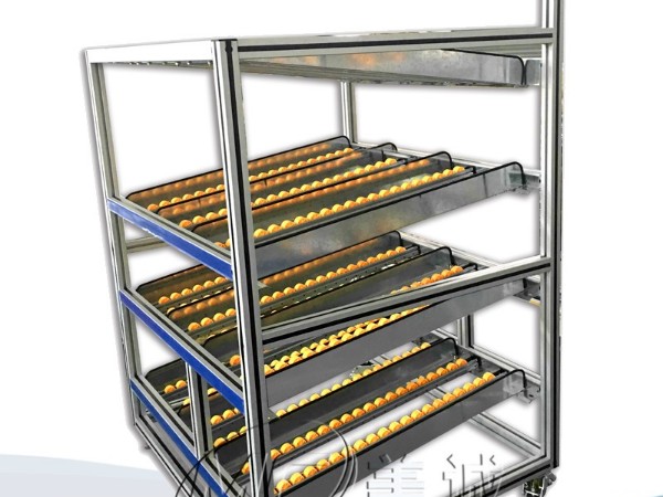 铝合金型材做成的流利条货架
