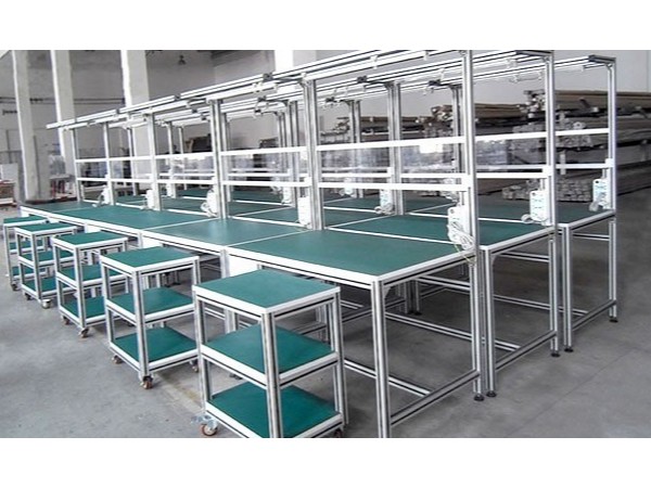 40系列是常用型材，同样适合铝型材工作台生产线